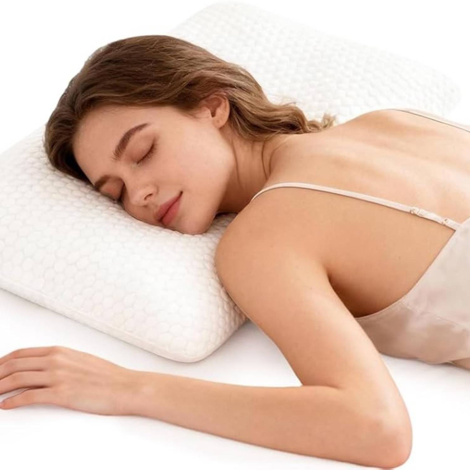 Slim Sleeper Thin Latex Pillow King Size