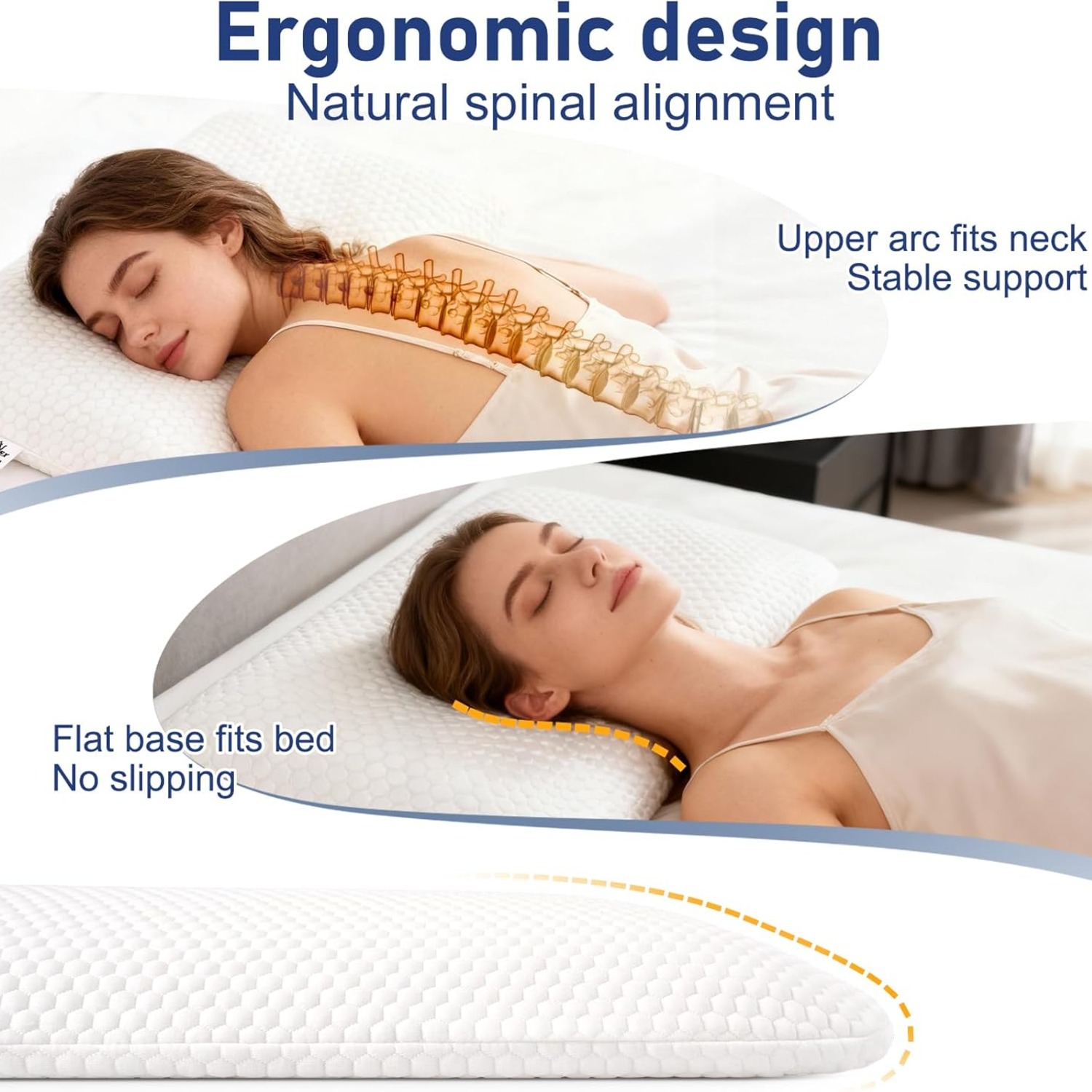 Slim Sleeper Thin Latex Pillow King Size — image 4